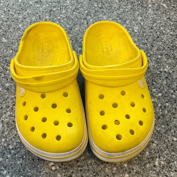 CROCS Other - Bright yellow kids Crocs